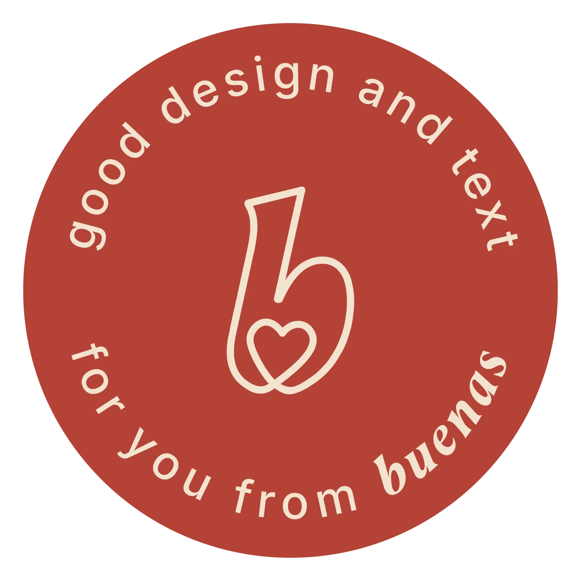 good design and text for you from buenas